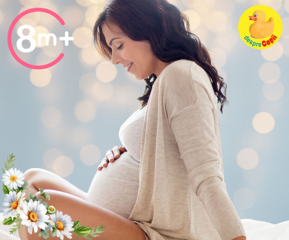 Luna 8 de sarcina -  9 lucruri speciale despre mami si dezvoltarea lui bebe