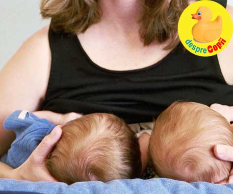 Alaptarea bebelusilor gemeni, o misiune posibila cu aceste sfaturi