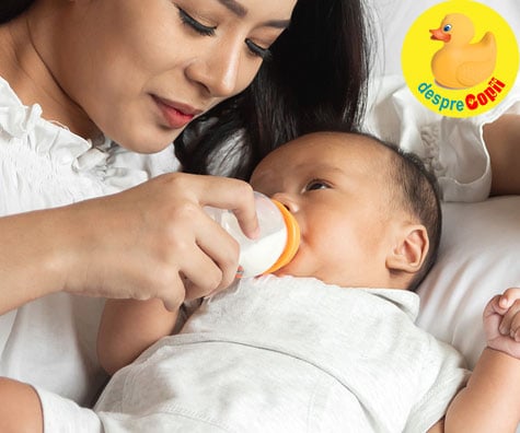 Alaptarea cu biberonul -  Mai precis hranirea bebelusului cu biberonul. 9 lucruri esentiale de stiut draga mami