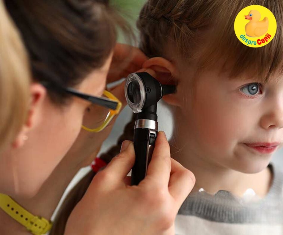 Infectiile la urechi la copii si legatura lor cu alergiile alimentare - sfatul medicului