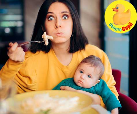Greselile mamicilor dupa nasterea bebelusului -  cum trebuie sa fie alimentatia si miscarea