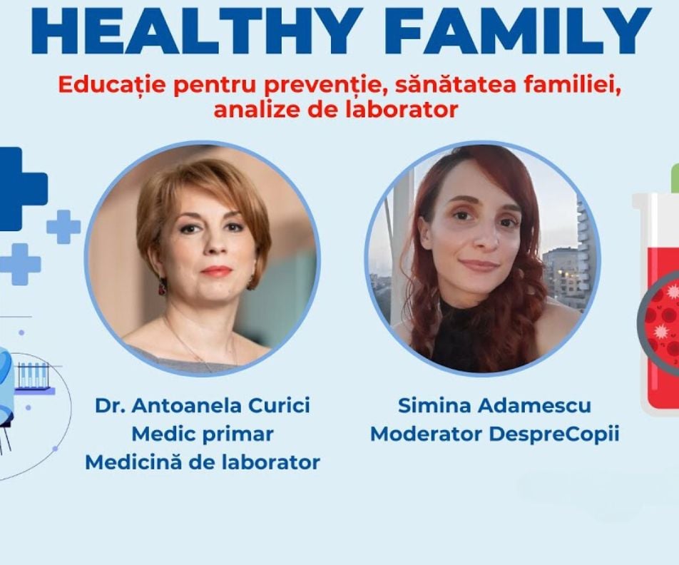 Healthy Family - Educatie pentru preventie, sanatatea familiei, analize de laborator