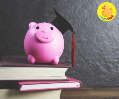 Educatia financiara a copilului -  cum punem deoparte bani pentru scoala in strainatate?