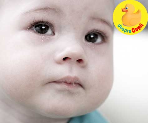 Bebelusului ii lacrimeaza ochisorii -  ce facem pentru a evita complicatiile unui canal lacrimal infectat