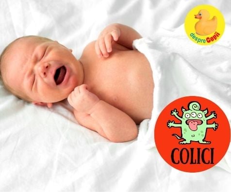 Bebelusul are colici -  ce facem si ce trebuie sa stim - 8 sfaturi eficiente