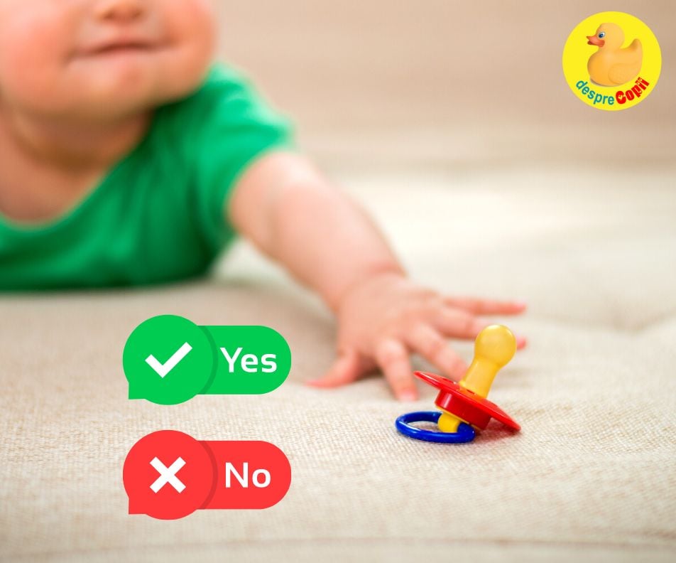 Cu suzeta sau fara suzeta -  5 motive pentru care un bebe poate beneficia de o suzeta si 5 motive pentru care suzeta nu este benefica unui bebe