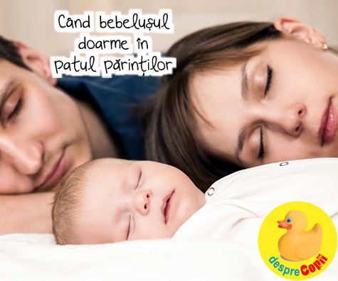 Cand bebelusul doarme in patul parintilor -  avantaje, dezavantaje si variante recomandate