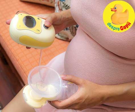 Pomparea laptelui matern -  in cat timp se golesc sanii?