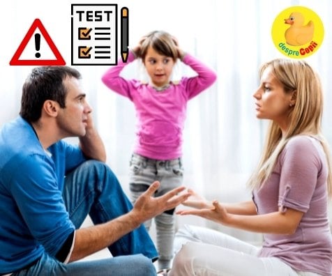De ce se destrama uneori casnicia din cauza copiilor -  Test de depistare a riscului de avarie in familie.