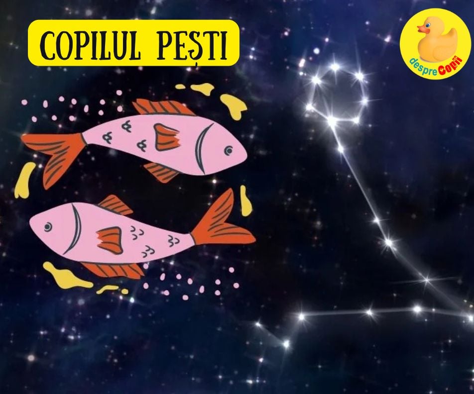 COPILUL PESTI - un sensibil fermecator nascut sub semnul creativitatii si compasiunii - horoscopul copiilor