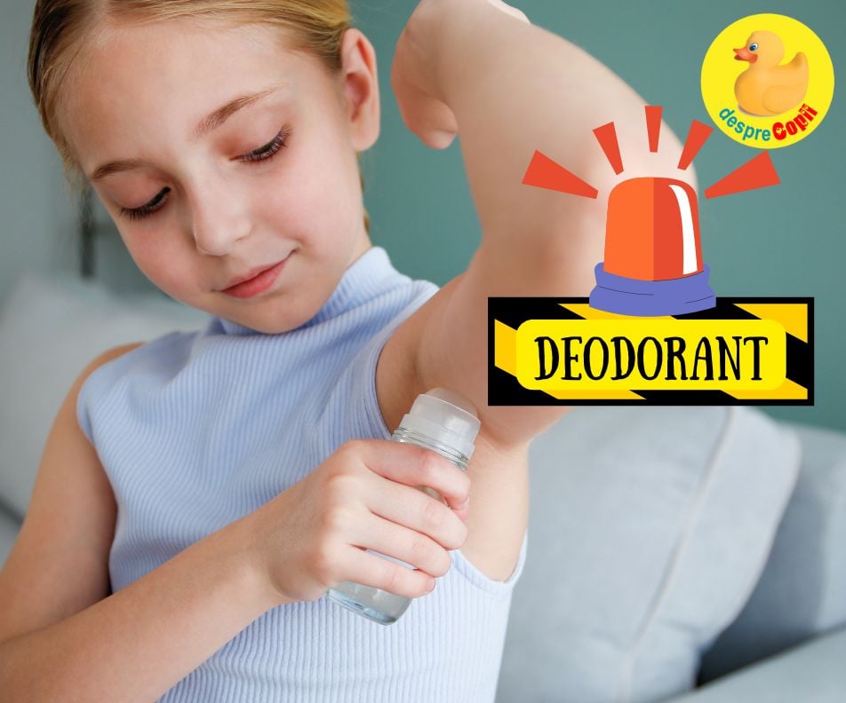 Deodorantele pentru copii: De la ce varsta pot fi folosite si ce alternative exista?