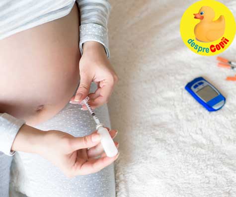 Glicemia si diabetul in sarcina -  nivelurile normale - DIAGRAMA