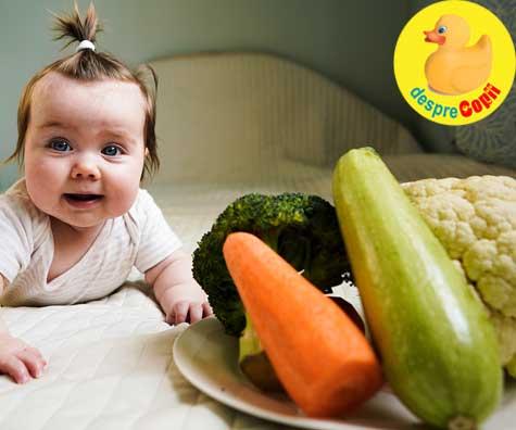 Dovlecelul in alimentatia bebelusului -  siguranta, valoare nutritionala si beneficii