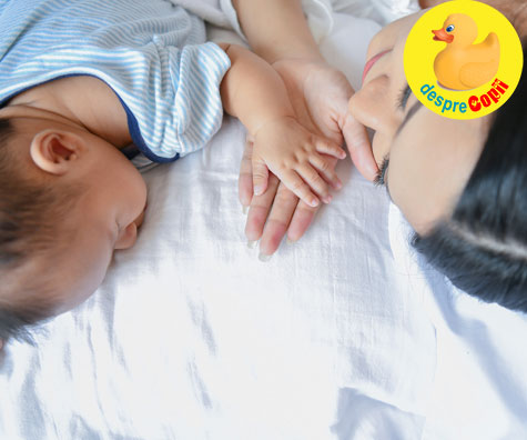 Riscurile dormitului cu bebelusul in acelasi pat- recomandari importante pentru parintii de bebe