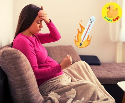 Febra in timpul sarcinii -  simptome, efecte, cauze si tratament