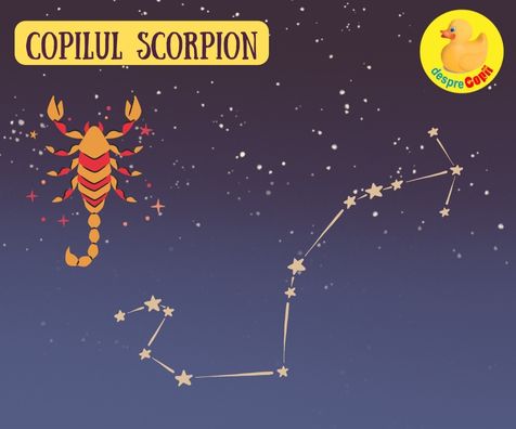 Copilul Scorpion -  un copil inteligent, emotiv, discret si cu o mare intuitie - horoscopul copiilor