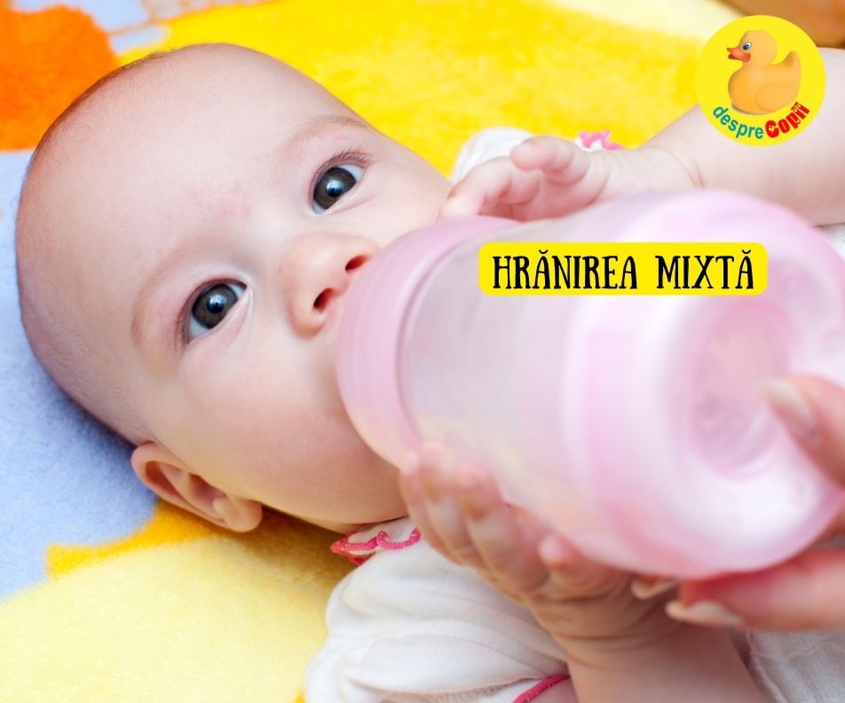 Hranirea mixta a bebelusilor cu lapte matern si lapte formula -  riscurile de care tu mami trebuie sa tii cont