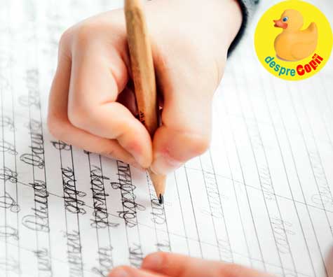 Scrisul de mana ajuta copiii sa retina mai multa informatie