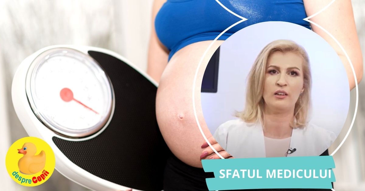 Cate kilograme se pot lua in timpul sarcinii? Ce complicatii apar in cazul cresterii excesive in greutate? Iata sfatul medicului