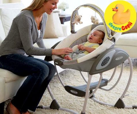 Leaganul pentru bebelusi -  pentru minutele de relaxare care conteaza pentru bebe si mami