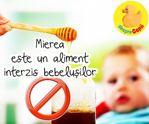 Mierea este un aliment interzis bebelusilor -  ce riscuri poate aduce mierea sanatatii bebelusului