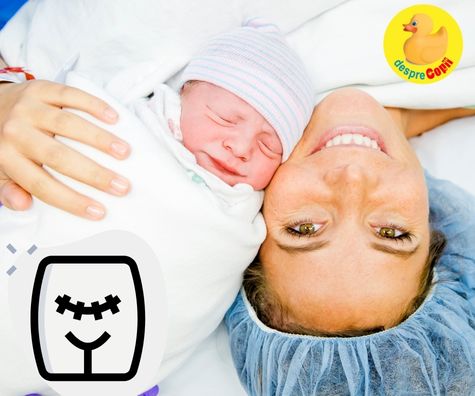 Nasterea prin cezariana la maternitatea Elena Doamna din Iasi -  bebe avea circulara de cordon - experienta mea