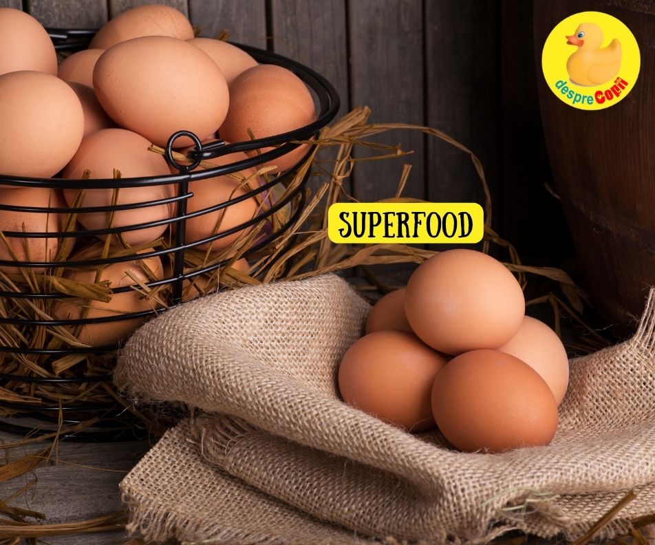 Oul -  alimentul superfood pentru o zi plina de energie dar cate oua putem da copiilor?