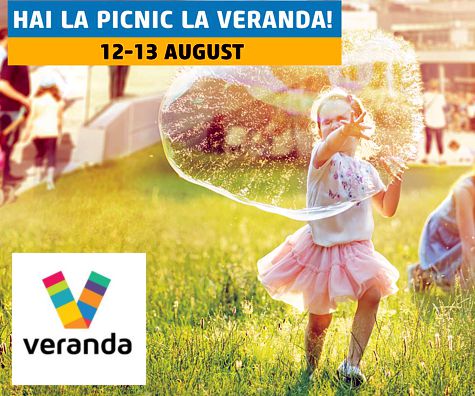 Ne vedem pe 12 si 13 august la Picnicului Veranda Mall -  festival urban pentru familii si prieteni