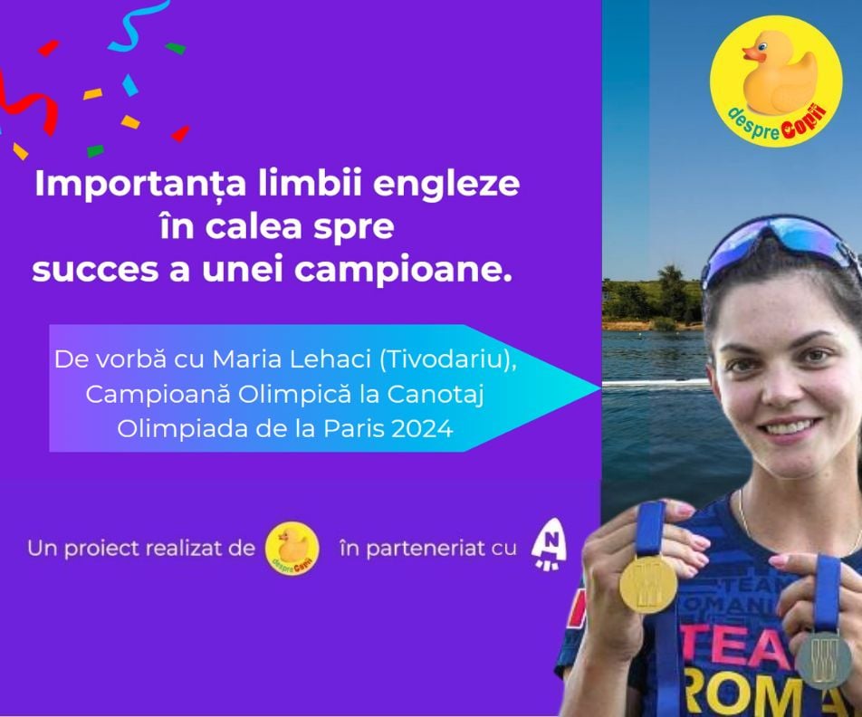 Importanta limbii engleze in calea spre succes a unei campioane - de vorba cu Maria Lehaci, Campioana Olimpica la Canotaj, Olimpiada de la Paris 2024