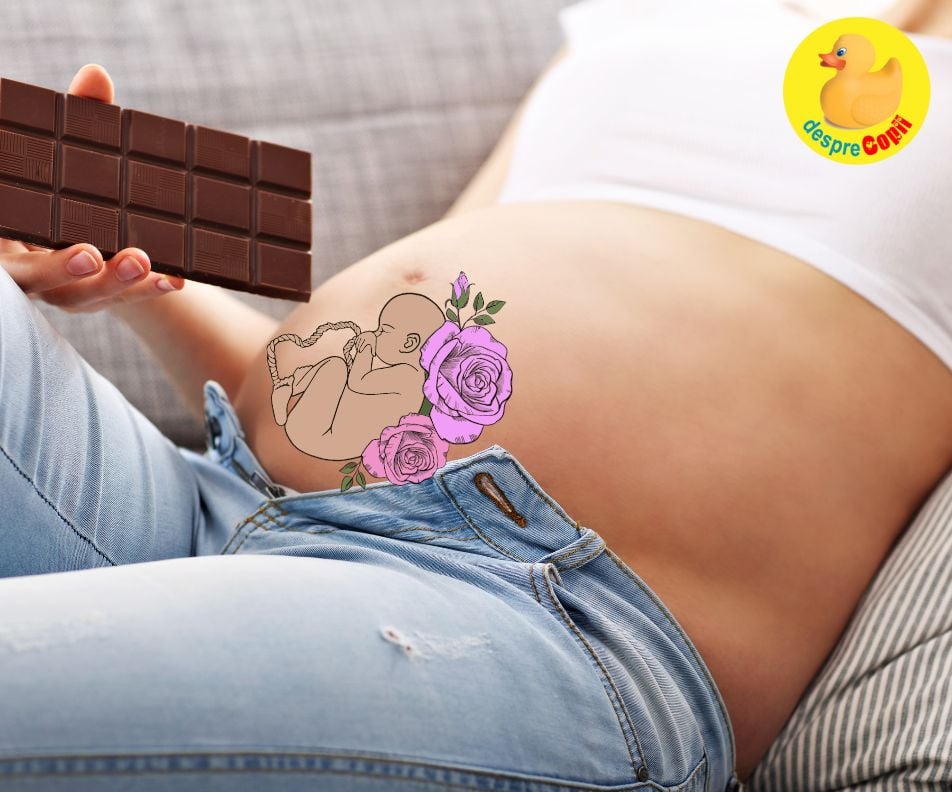 Am dat peste nas superstitiilor -  Bebe vroia numai ciocolata Fagaras in trimestrul 2 - jurnal de sarcina
