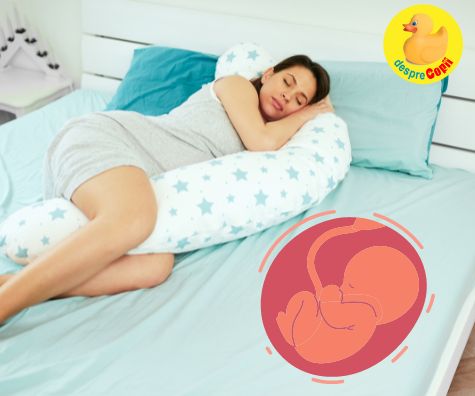 In pregatirea nasterii -  cea mai buna pozitie de dormit pentru a ajuta bebelusul sa se intoarca din prezentatia pelviana