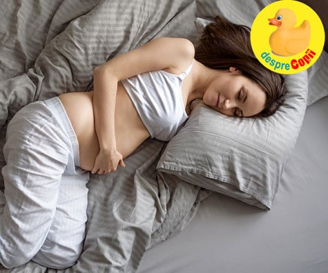 Probleme cu somnul in timpul sarcinii -  5 cauze si 7 solutii 
