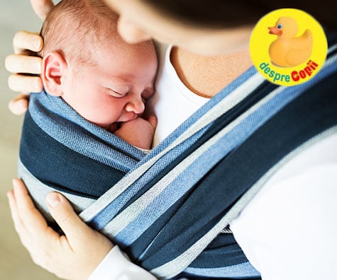 Babywearing-ul sau purtarea bebelusului -  5 lucruri pe care nu le stiai