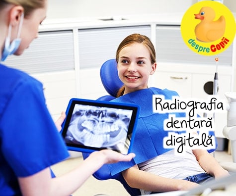 Radiografia dentara digitala -  avantaje maxime, riscuri minime pentru copilul tau!