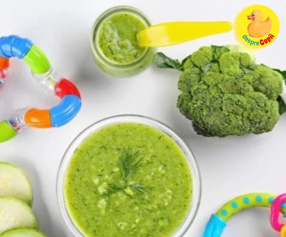 15 retete cu broccoli pentru bebelusi si copilasi care sunt bogate in vitamine esentiale si sustin imunitatea