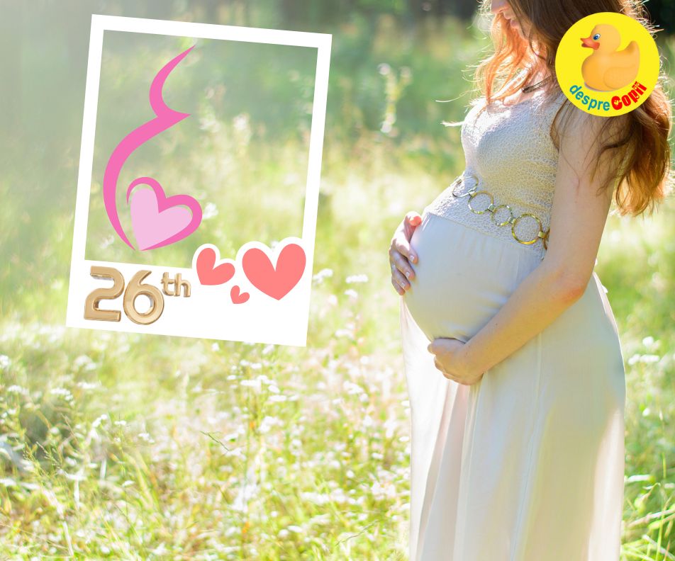 Saptamana 26 si bucuria de a tine sarcina un secret de familie - jurnal de sarcina