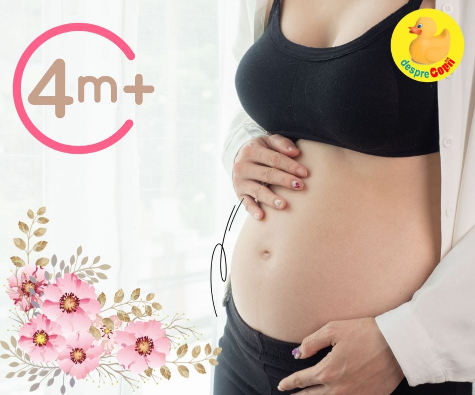 Luna 4 de sarcina -  9 lucruri speciale pentru mami si dezvoltarea lui bebe