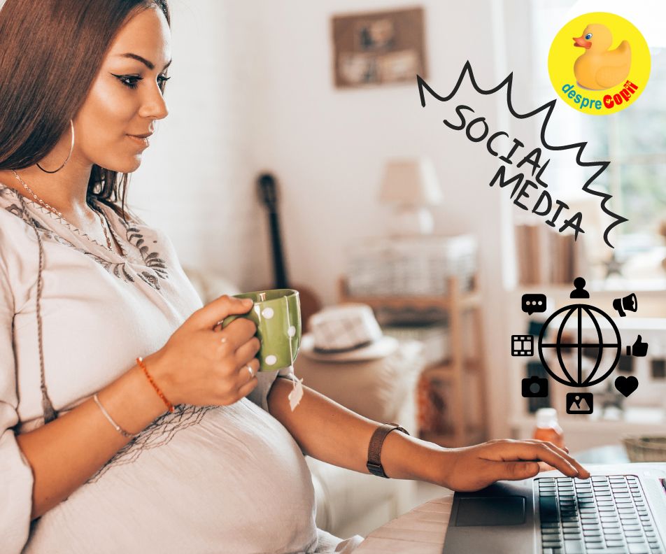Trimestrul 3 de sarcina. Ganduri despre social media -  este internetul un pericol pentru sarcina?  - jurnal de sarcina