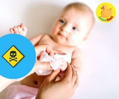 Unele servetele umede pentru bebelusi pot fi toxice. Iata cum poti face singura servetele umede pentru bebelusi