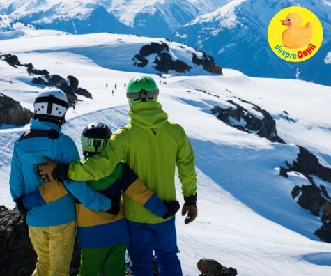 Cele mai frumoase amintiri de iarna -  5 motive pentru a duce copiii intr-o vacanta la schi