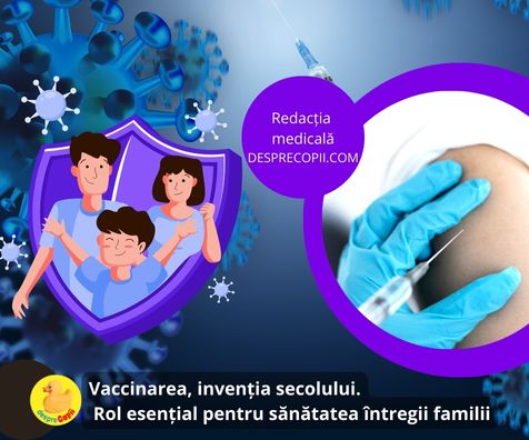 Vaccinarea este inventia secolului -  rol esential pentru sanatatea intregii familii
