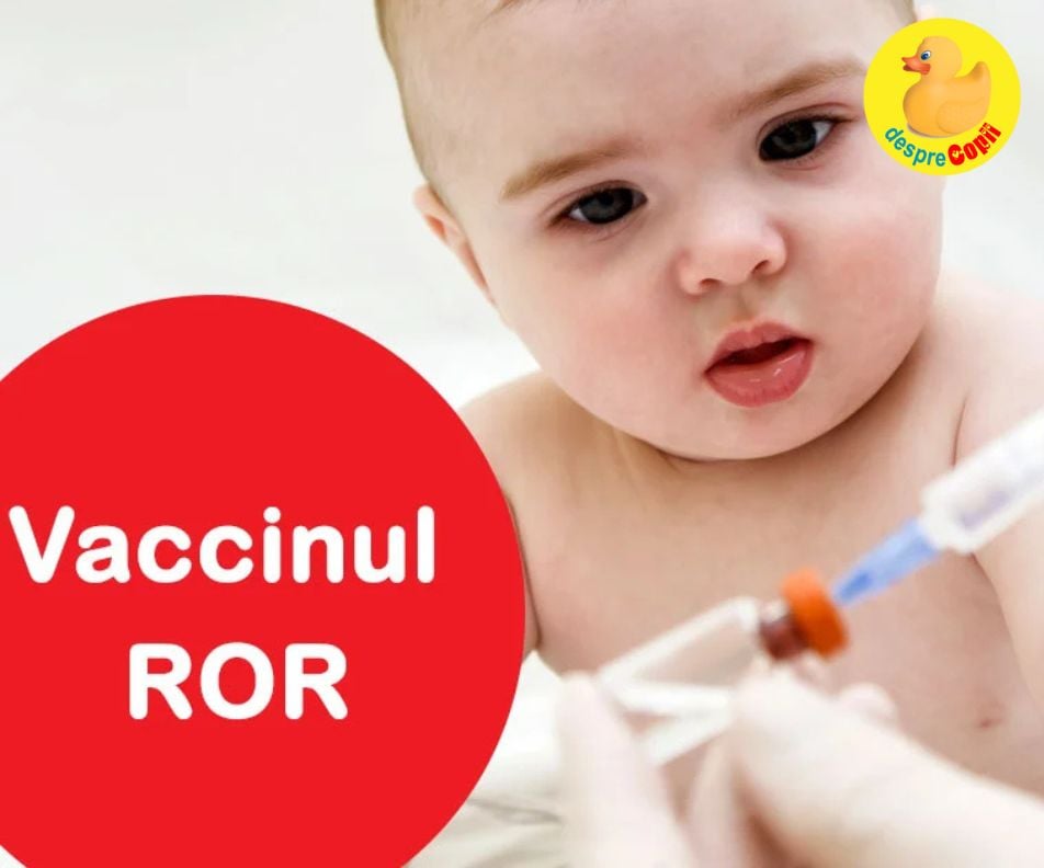 VACCINUL ROR impotriva rujeolei, oreionului si rubeolei. Cand se administreaza si posibile efecte secundare.