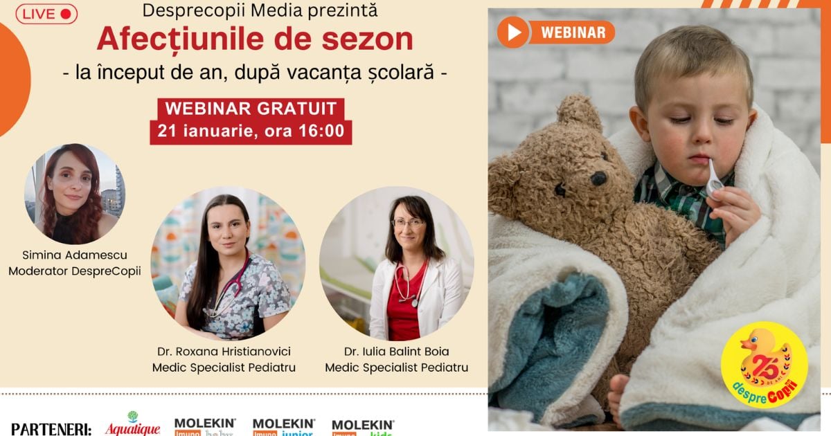 Afectiunile de sezon la inceput de an, dupa vacanta scolara - Sfatul medicilor