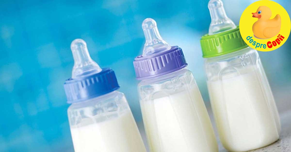 Alimentatia bebelusului cu formule de lapte -  3 intrebari si raspunsuri