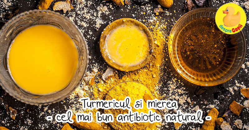 Turmericul si mierea -  cel mai puternic antibiotic natural