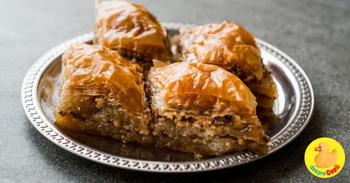 Baclava cu mere: o combinatie delicioasa de arome si texturi!