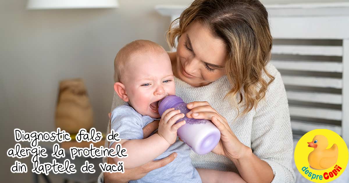 Alergia bebelusului la lapte de vaca -  asigura-te ca este reala si nu renunta la alaptare prea usor - sfatul medicului
