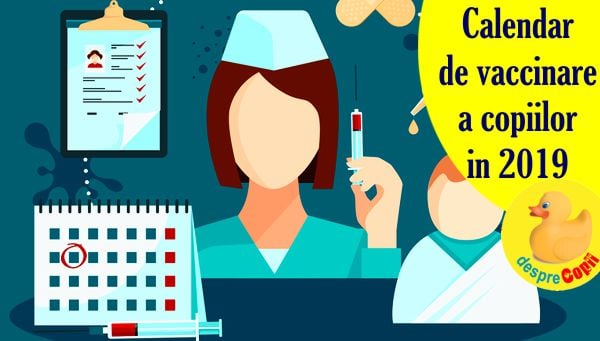 Schema vaccinurilor in 2019 -  calendarul de imunizare a copiilor in Romania