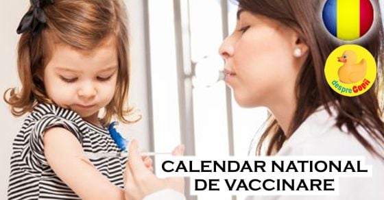 Schema vaccinurilor in 2018 -  calendarul de imunizare a copiilor in Romania