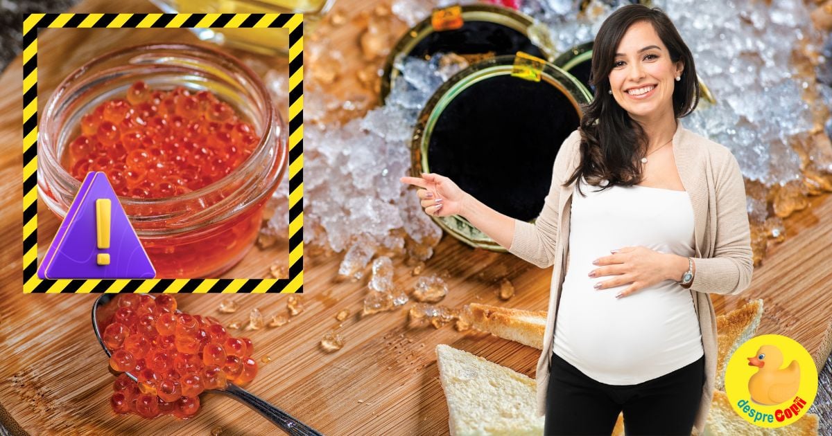 Sunt gravida -  pot manca icre sau caviar?